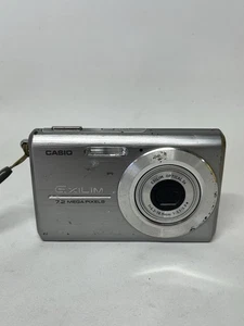 UNTESTED Casio Exilim EX-Z75 Silver 7.2MP 3x Optical Zoom Digital Camera Flash - Picture 1 of 4