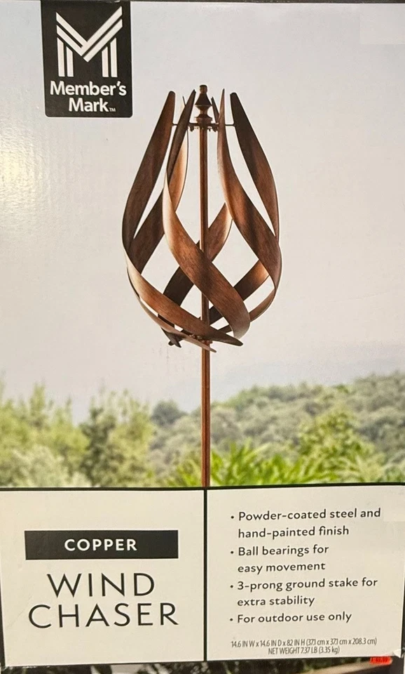 Member's Mark 82 英寸卷轴风旋转器,铜 - 全新 — 第 1/1 张图片