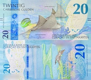 CURAZAO & SINT MAARTEN 20 florines caribeños 2025 P nuevo UNC - Imagen 1 de 3