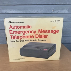 Safe House Automatic Emergency Message Telephone Dialer Radio Shack 49-431A NOS - Picture 1 of 3