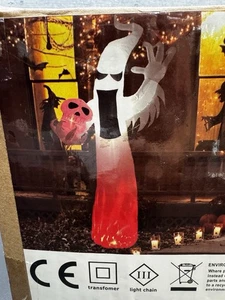 9FT Scary Halloween Inflatable Giant Ghost Outdoor Decorations, WORKS!! - Picture 1 of 6