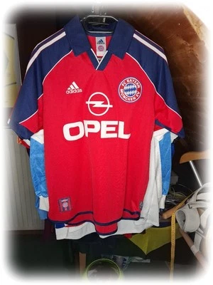 Vintage Fußball Trikot FC Bayern München  Adidas 1997 1998 OPEL Gr. S 176 - Bild 1 von 4