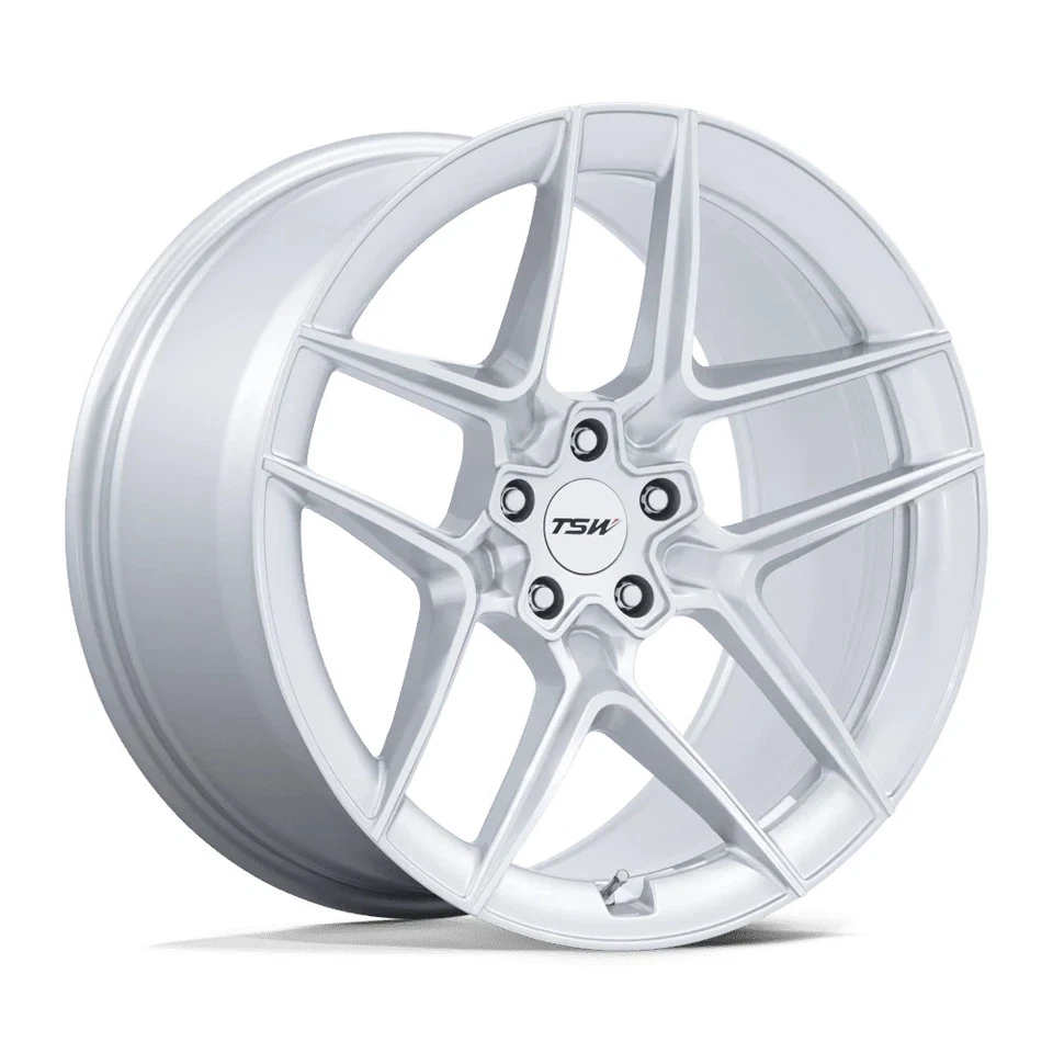 TSW Wheels - SLIPSTREAM - Gloss,Machined Silver - 19x9.5 - 5x112 - Image 1 of 1