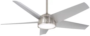 Chubby - 5 Blade Outdoor Ceiling Fan with Light Kit-14.13 Inches Tall and 58 - Picture 1 of 1