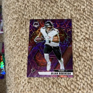 2025 Panini Mosaic Purple Scope Bijan Robinson - Bild 1 von 2
