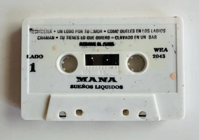 Cassette Maná Sueños Líquidos, Original, Usado Sin Caja, Rock en Español Foto 1 de 4