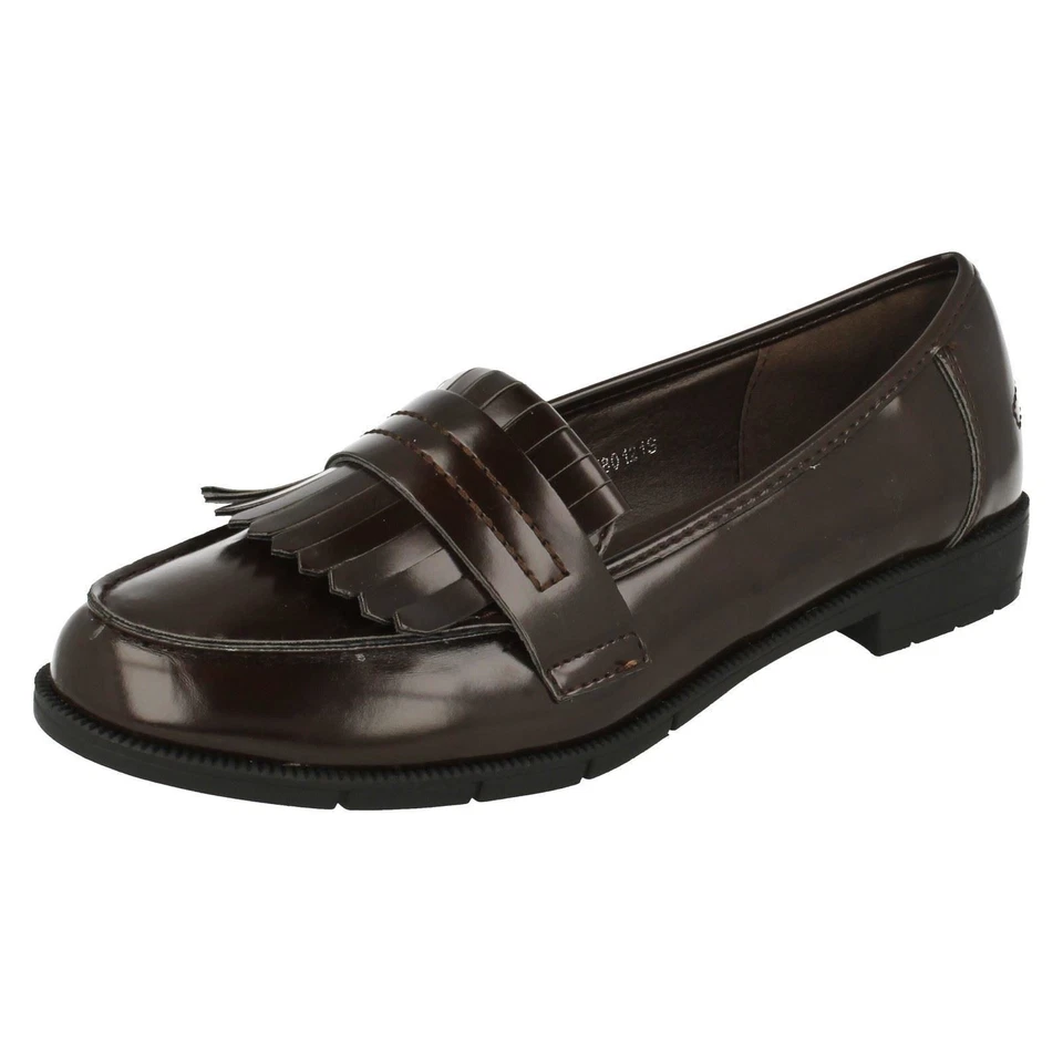 Mocasines Con Flecos Spot On Para Dama - Imagen 1 de 1