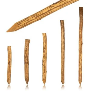 Zaunpfosten Holz imprägniert 5 Größen Staketen Zaun Tor Pfosten Pfahl Haselnuss - Bild 1 von 5