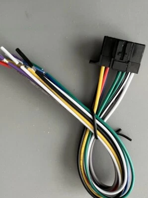 Arnés de cables JVC radio en tablero KD-X280BT, KD-X560BT, KD-T712BT, KD-T72BT, KD-X270BT Foto 1 de 4