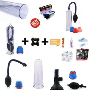 Vakuum Pumpe Potenzpumpe Penispumpe 16te mit 20 cm-Scala + 3 versch. Manschetten - Bild 1 von 12