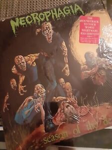 Necrophagia Season of the Dead OG Vinyl New Renaissance, Schrumpf, Hype Aufkleber 87