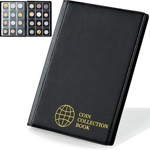 Coin Flip Holder Albums - 120 Pockets Coin Storage Books for Coin New - Picture 1 of 5