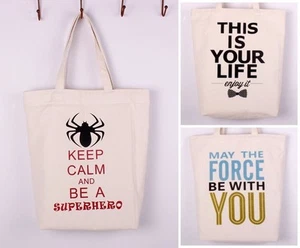 Stoffbeutel Spruch Beutel Tragetasche Tasche Einkaufstasche - Picture 1 of 4