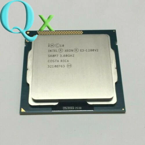 Intel Xeon E3-1280 V2 LGA-1155 CPU Processor 1280V2 SR0P7 3.60GHz Quad-Core 69W - Image 1 of 1