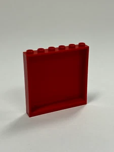 Lego Large 1x6x5 Red Panel Wall  - Picture 1 of 1