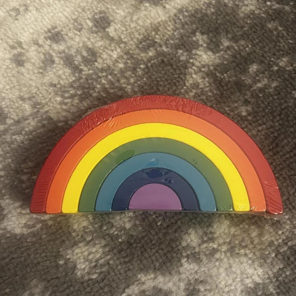 Wooden Montessori Stacking Rainbow (NEW) - Image 1 of 1