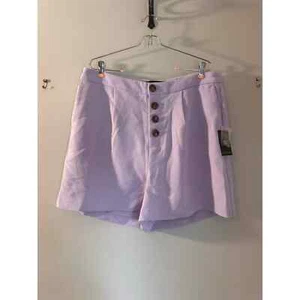 Eloquii pantaloncini lavanda nuovi con etichette con bottoni-14 - Foto 1 di 6