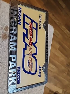 chrome Ingram Park license plate frame And License Plate - Picture 1 of 6