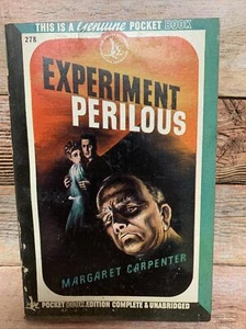 Experiment Perilous 278 Pocket Book Jan 1945 Margaret Carpenter Mystery PB VTG - Picture 1 of 7