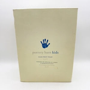 Pottery Barn Kids Hand Print White Frame Kit Set of 3 Newborn 6 Months 1 Year - Picture 1 of 3