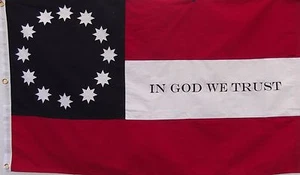 HEAVy COTTON 3 FEET X 5 FEET 37th ARKANSAS CIVIL WAR FLAG - CSA - FREE SHIPPING - Picture 1 of 6