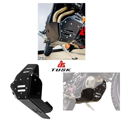 Tusk Quiet Glide Adventure Skid Plate Black w/ Link Guard For YAMAHA TENERE 700 - Image 1 of 4