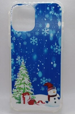 Рождественский снеговик представляет искусство для Apple iPhone 11 12 13 14 15 Pro Max - Изображение 1 из 4