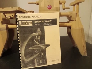 Magna 18" Jigsaw MANUAL for Model 610 Fits Shopsmith Mark 5 and Power Stand - Picture 1 of 3