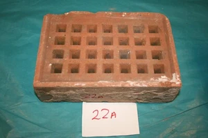 Ventilación de ladrillo de aire de arcilla de terracota victoriana doble recuperada 22A (ENVÍO GRATUITO AL REINO UNIDO) - Imagen 1 de 2