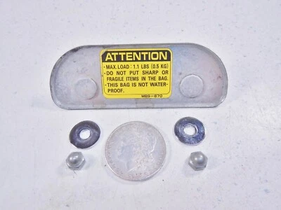 83 Goldwing GL 1100A GL 1100 Aspencade Rear Trunk Saddlebag Corner Reinforcer Foto 1 de 3