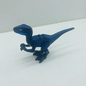 LEGO Jurassic World - Minifigure Dinosaur Raptor Velociraptor Blue - Picture 1 of 7