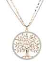 Tree of Life Necklace Crystal Pendant Necklace 2 Styles Gold, Silver & Rose Gold