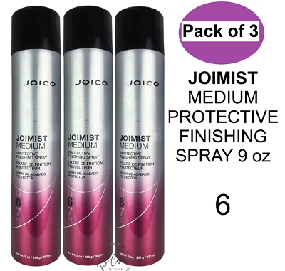 3 xJoico JOIMIST Medium #6 Protective Finishing Spray 9 fl oz -(PACK OF 3) - Image 1 of 2