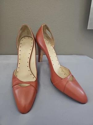Zapatos de salón Alexandra Neel para mujer de cuero naranja 9,5 para trabajo  Foto 1 de 4