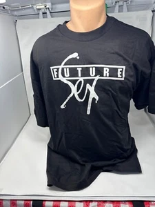 FUTURE SEX Magazin Logo Grafik T-Shirt schwarz X-Large Vintage - Bild 1 von 1