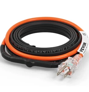 Self-Regulating Pipe Heating Cable - 18ft, 5W/ft, Heat Tape for Freeze Protectio - Picture 1 of 9