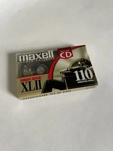 Maxell XL II 100 Ideal für CD High Bias Neu/Versiegelt Schwarz Magnetit - Bild 1 von 2