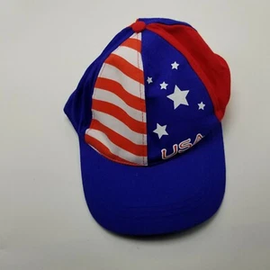 Mütze Kappe USA patriotische Flagge blau Erwachsene gebraucht Strapback B13D - Bild 1 von 4