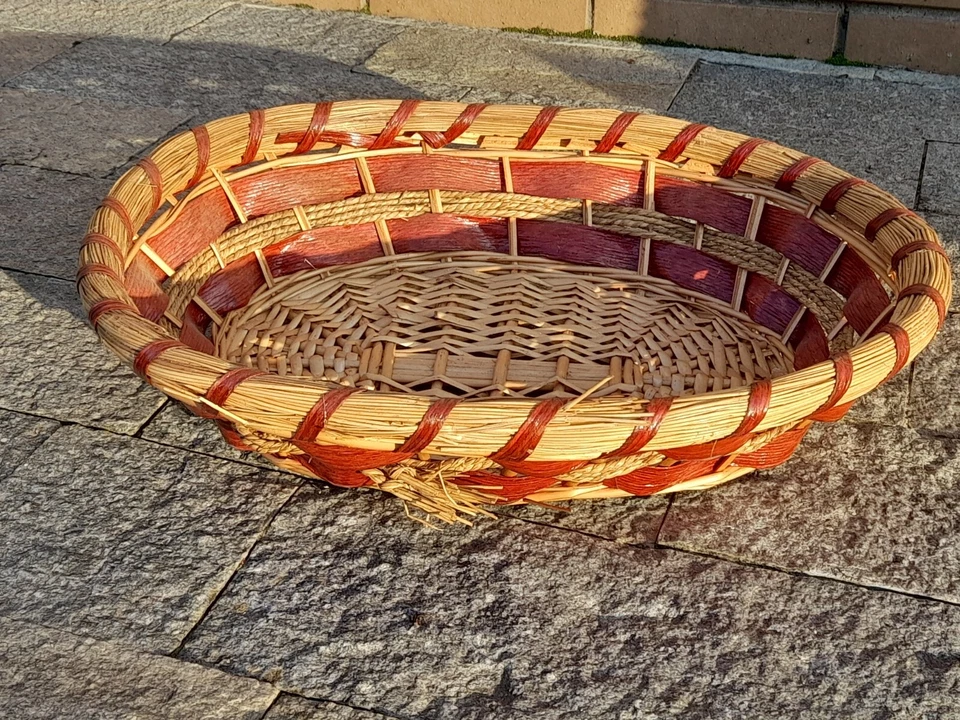 Cestino in vimini ovale 2 colori - Immagine 1 di 1