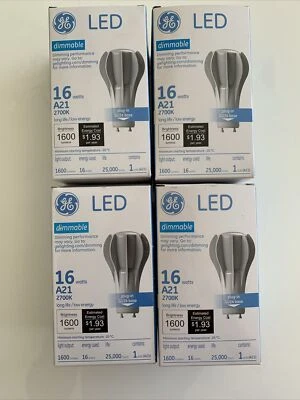 LED Light Bulb, Soft White, Dimmable, 1600 Lumens, 16-Watts, GU24 Base, NIB - Image 1 of 2