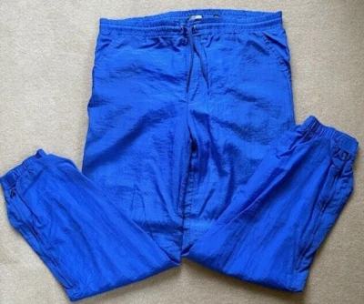 Pantalones cortavientos vintage Christian Dior Monsieur para mujer forrados medianos cápsula azul Foto 1 de 4