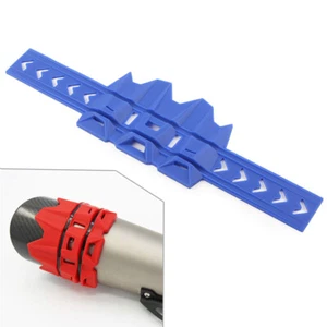 Universal Auspuff Endrohr Guard Protector Cover Motorrad Zubehör Blau - Bild 1 von 6
