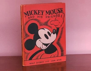 1937 ERSTAUSGABE, MICKEY MOUSE UND SEINE FREUNDE VON WALT DISNEY. - Bild 1 von 24