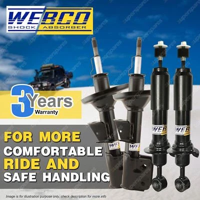 Front Rear Webco Elite Shock Absorbers for AUDI TT 1.8T Coupe Roadster May-99-06 - image 1 of 3