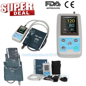 Handheld 24 Hours Ambulatory Blood Pressure Monitor NIBP Monitor ABPM50 CE FDA