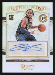 Duane Washington Jr 2021-22 Selecto Baloncesto Novato Automático Juvenil Explosión YE-DWJ - Imagen 1 de 2