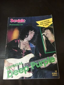 DEEP PURPLE Special Issue 1985 MEXICO MAGAZINE w/ 12 POSTERS Hard Rock - Picture 1 of 2