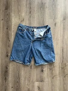 VINTAGE Guess Shorts Mens 38 Denim Blue Jean Made In Mexico - Picture 1 of 4