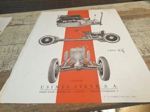 1928 STEYR Type XII Original Sales Leaflet RARE - Bild 1 von 2