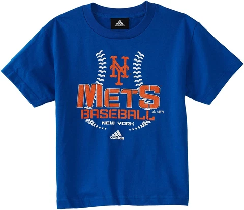 MLB New York Mets Youth Swift Sweep Short Sleeve Tee # Large (14-16) Cover